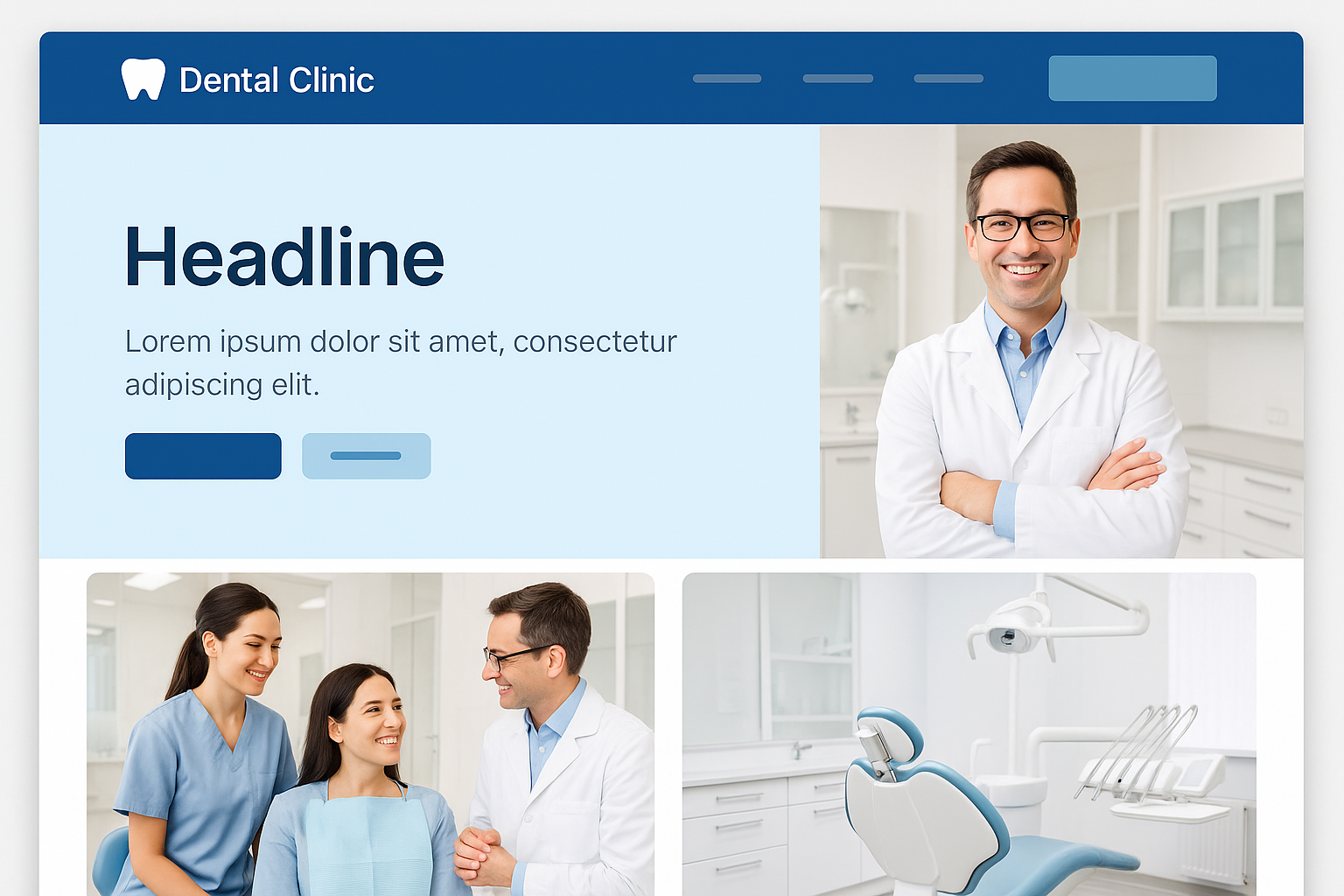 Dental Clinic website preview