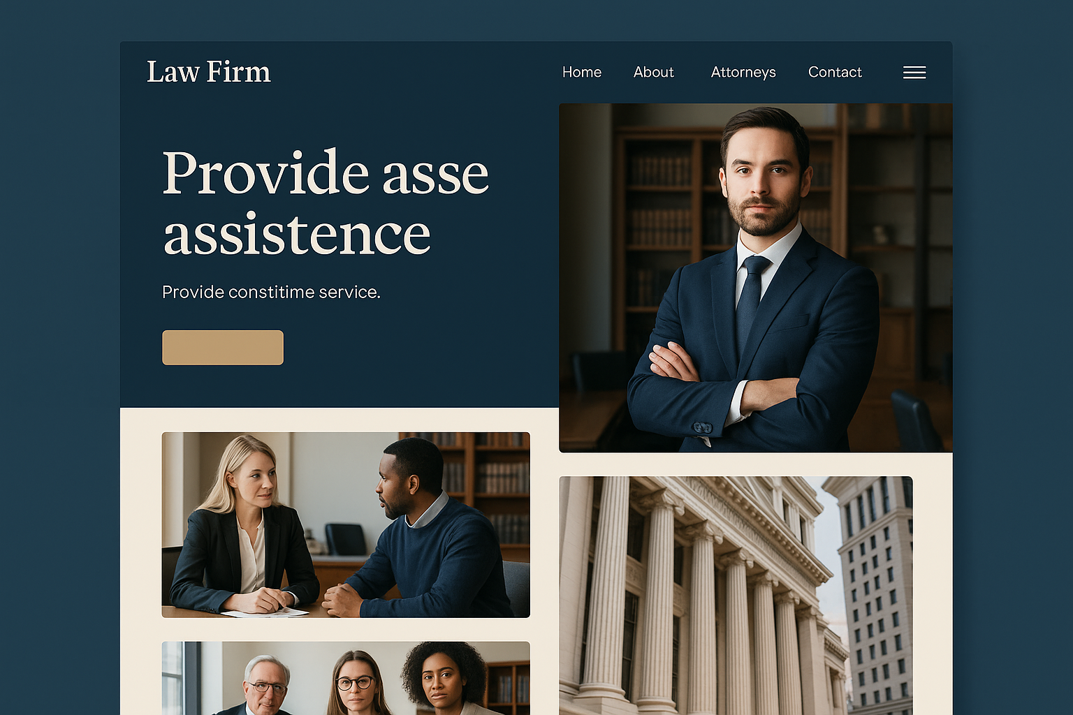 Law Firm website preview