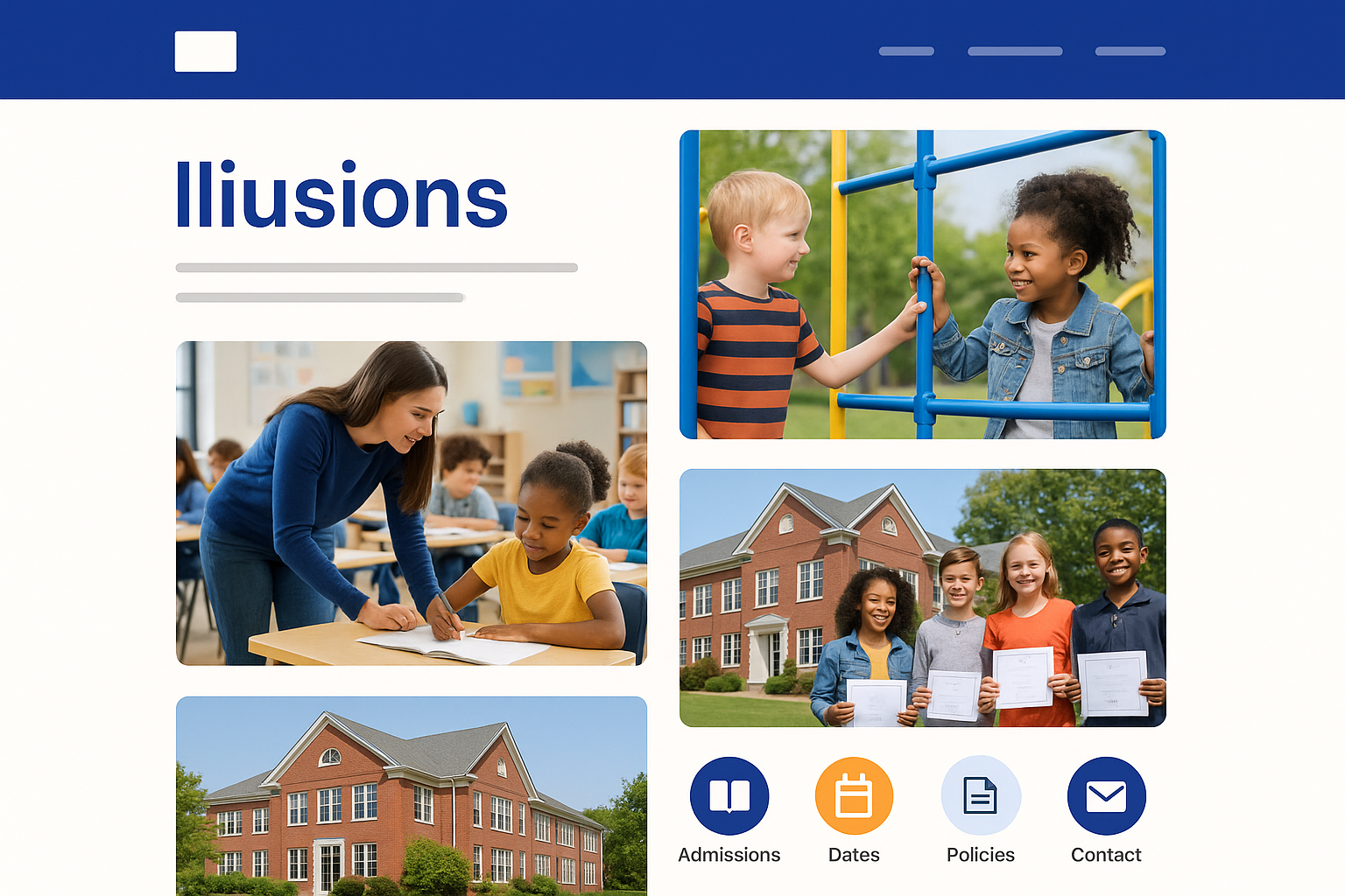 School website preview