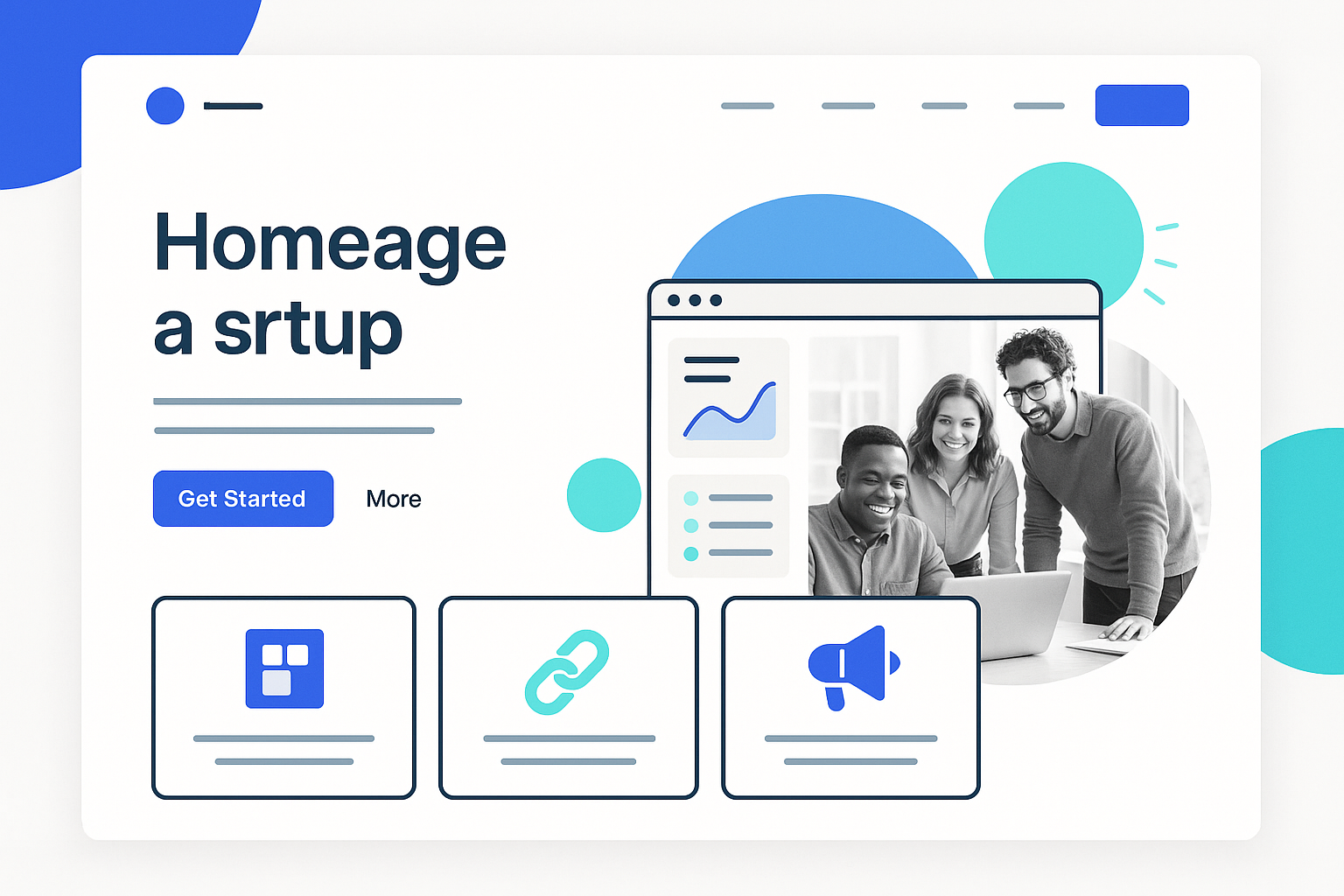 Startup website preview